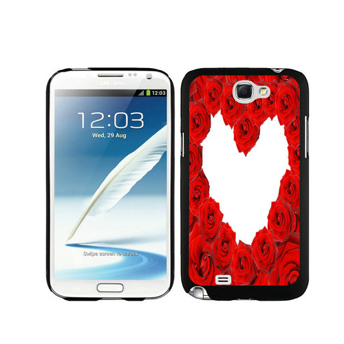 Valentine Roses Samsung Galaxy Note 2 Cases DTU - Click Image to Close